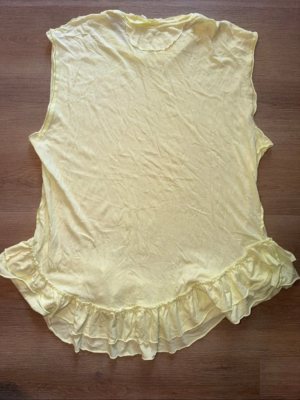 Free People Better Yet Tunic Bright Yellow Large